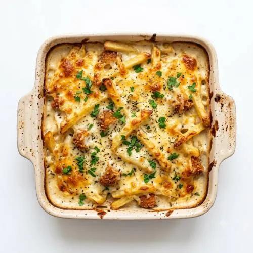 Gratin de pommes de terre au poulet