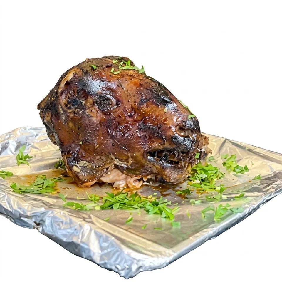 Bouzellouf grillé (Demi Tête d'agneau grillée)