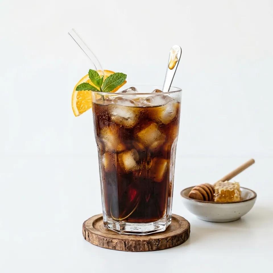 Café Noir Glace Au Miel