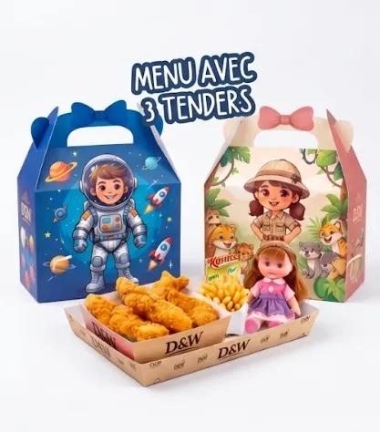 Menu enfant 3 Dips