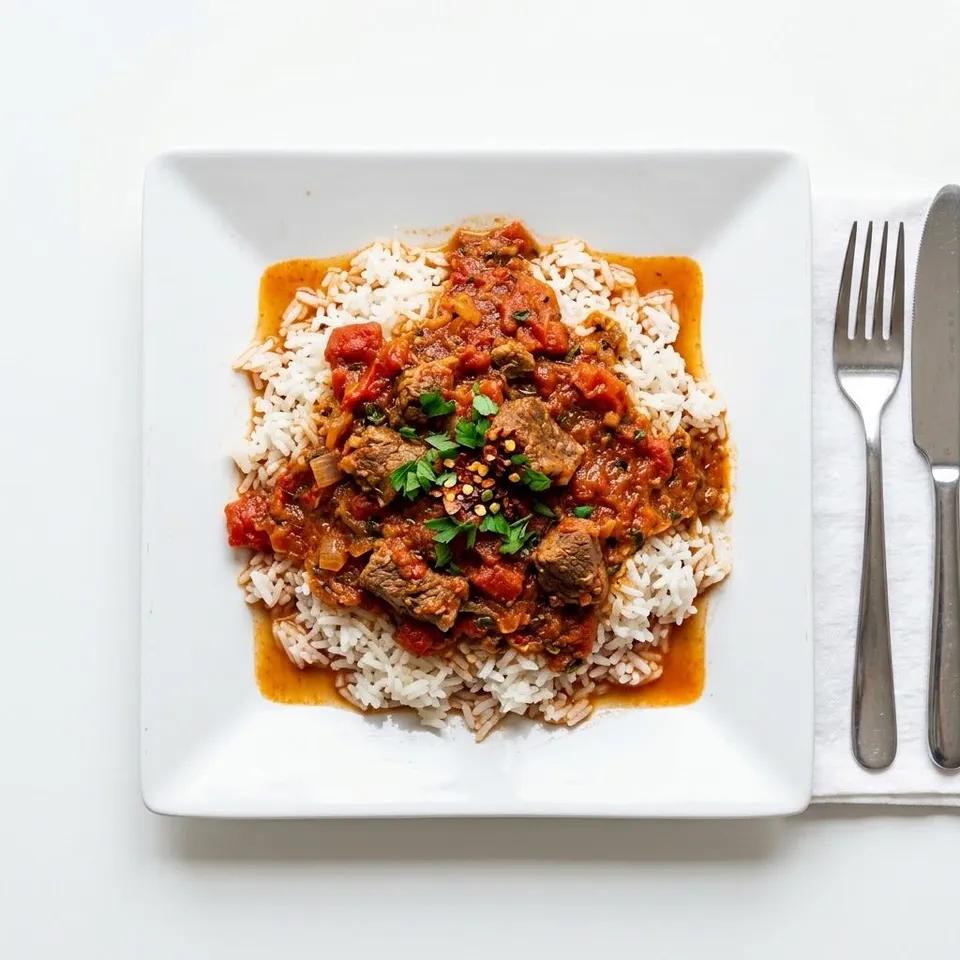 Riz en sauce