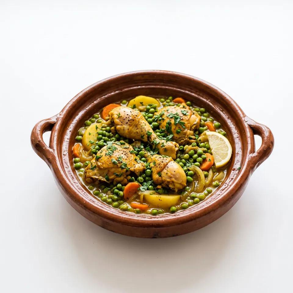 Djelbana à la viande (Petits pois)