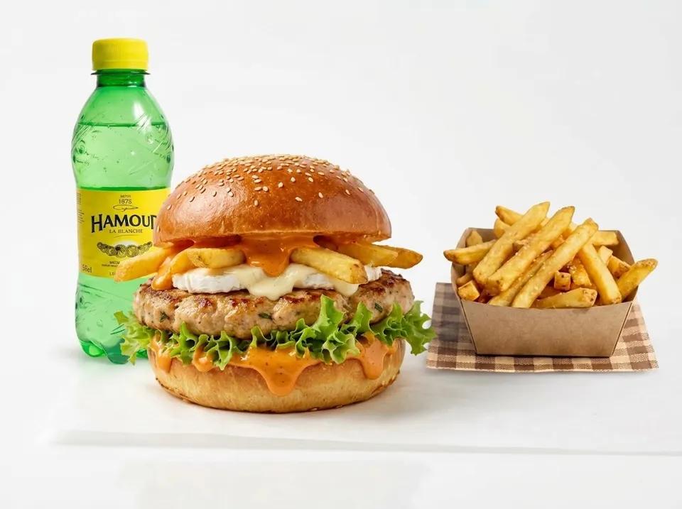 Burger Simple + Barquette De Frites + Boisson