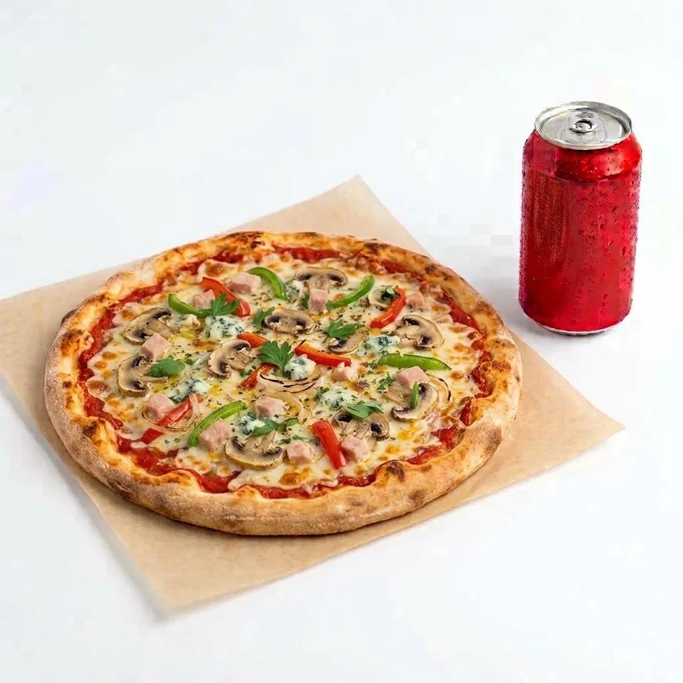 Pizza Roquefort + Canette