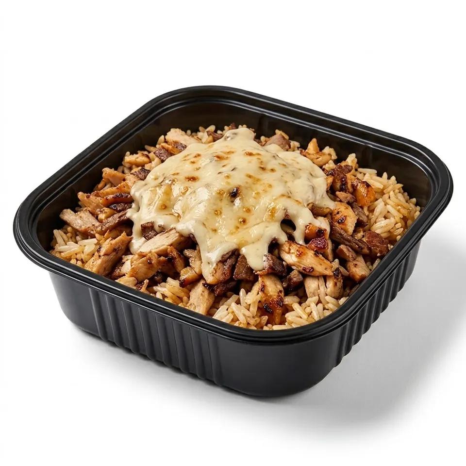 Boîte Shawarma Riz, Sauce Gruyère