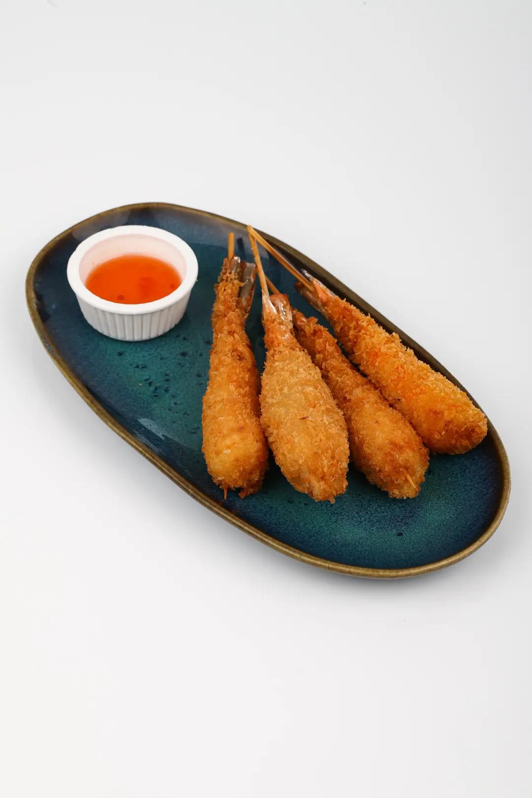 Crevettes Tempura (4 pièces)