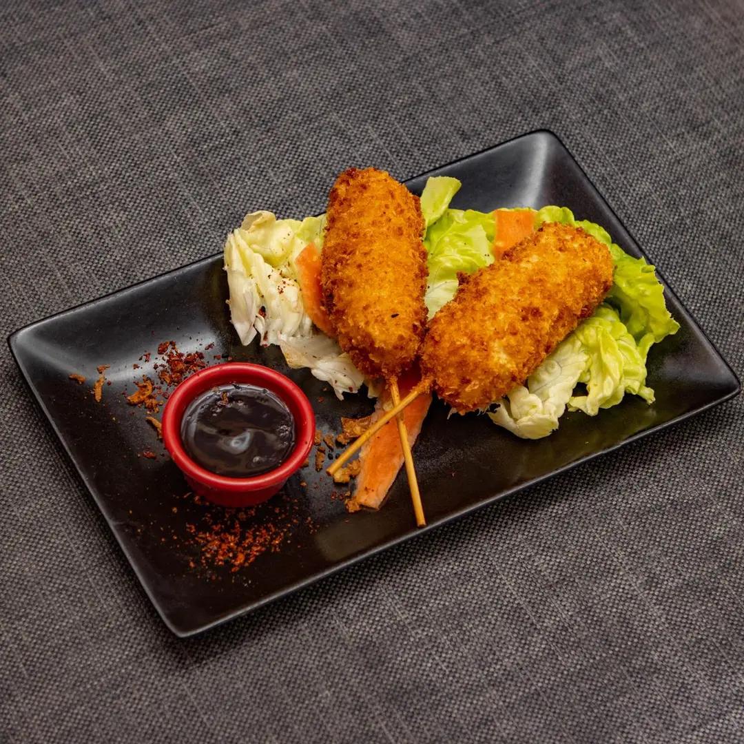 Chicken Cheese Yakitori (2 pièces)