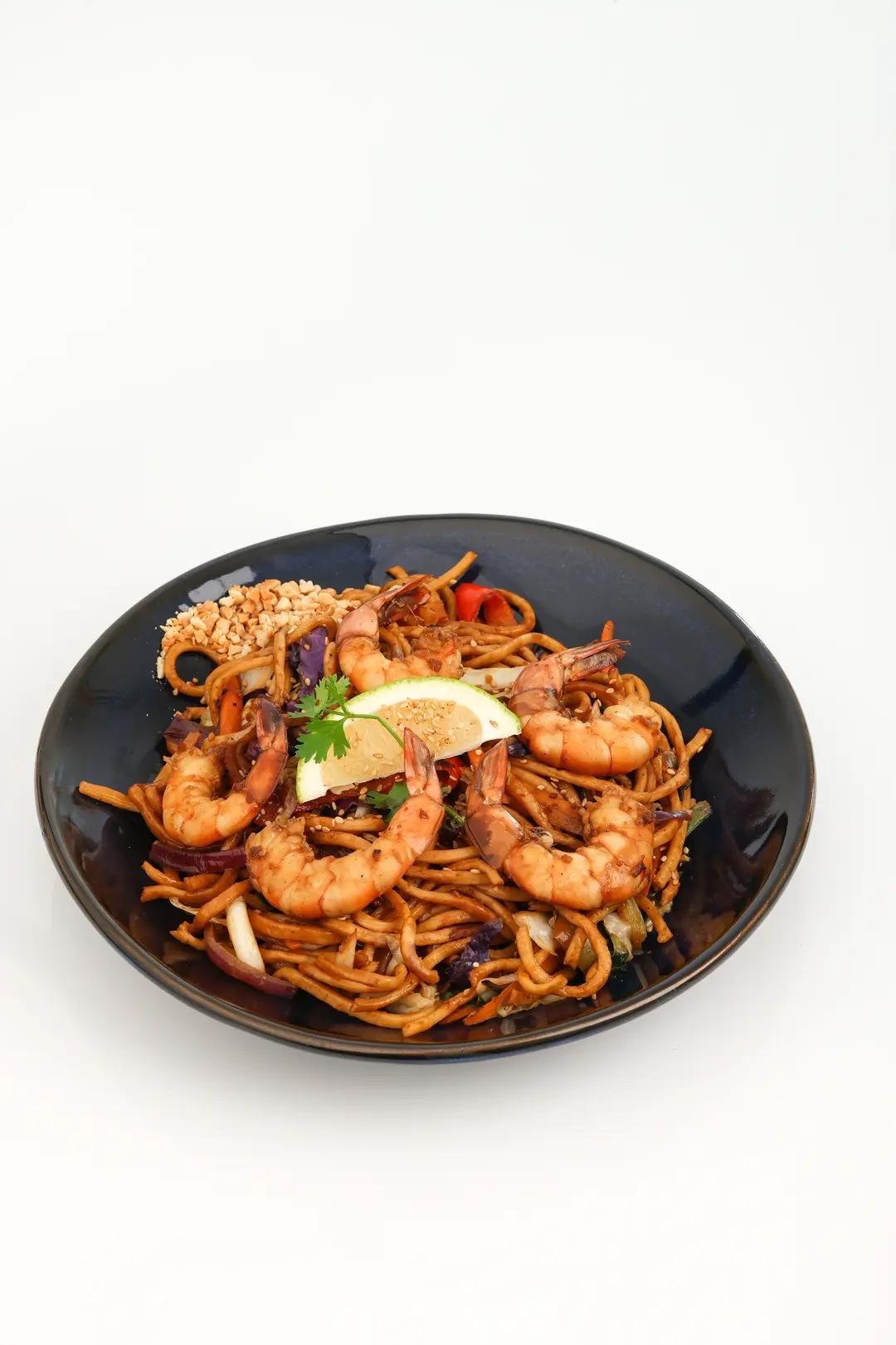 Pad See U crevettes
