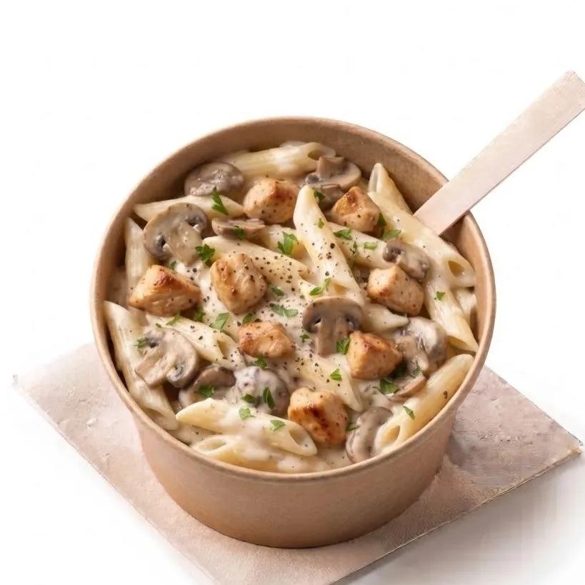 Pasta poulet champignons