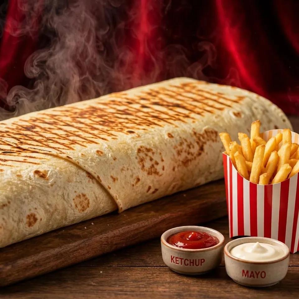 Tacos kebab.(Maxi XL)