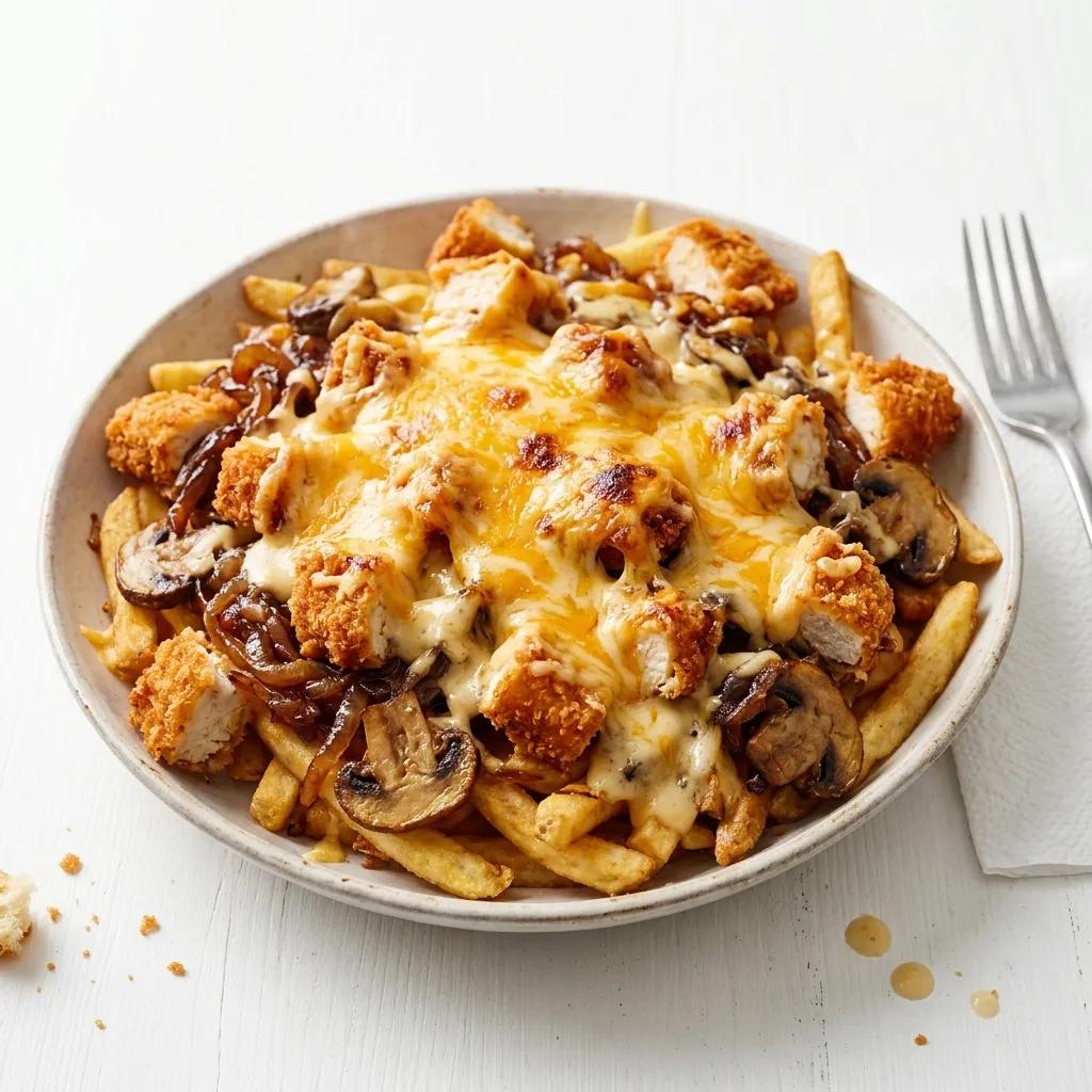 Poutine Poulet Pané