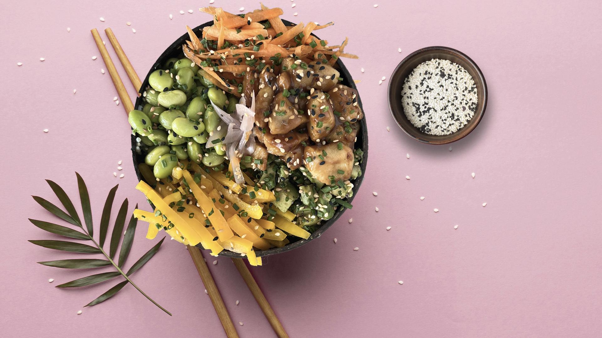 Poké Poulet Teriyaki