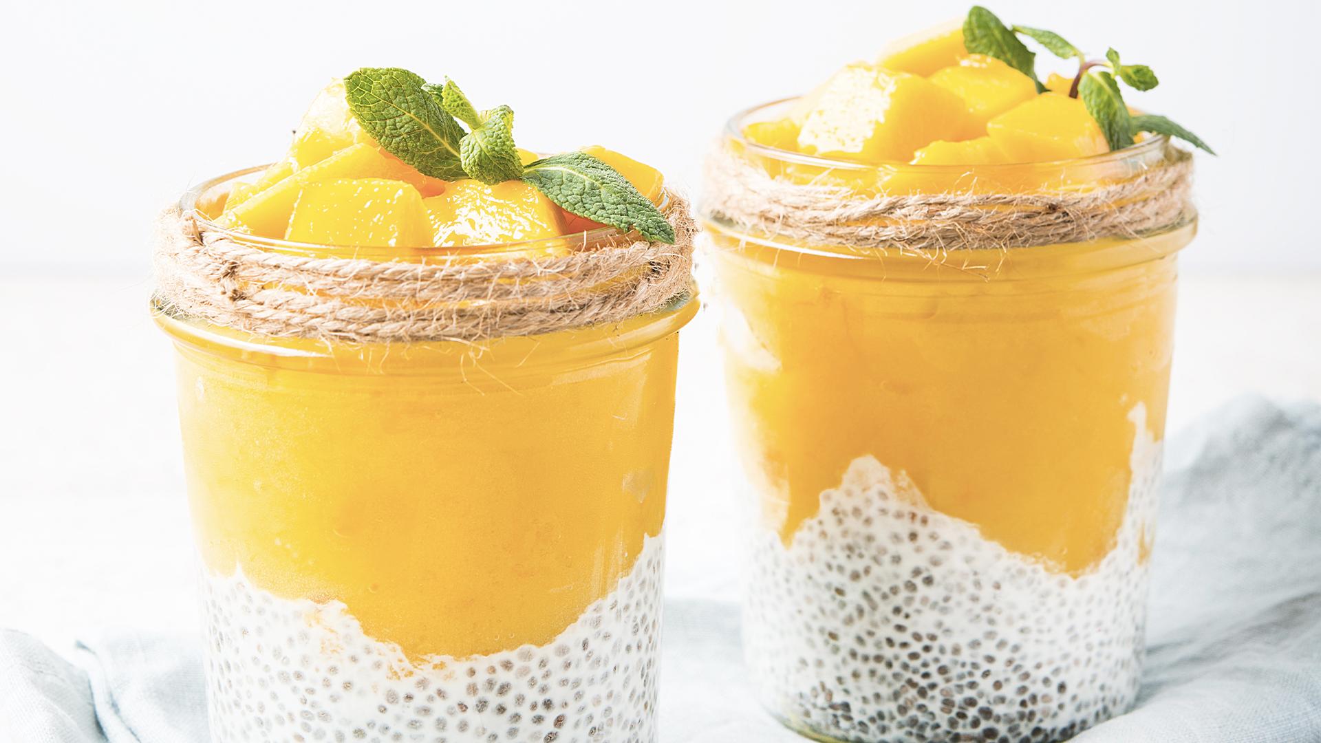 Parfait chia Mangue