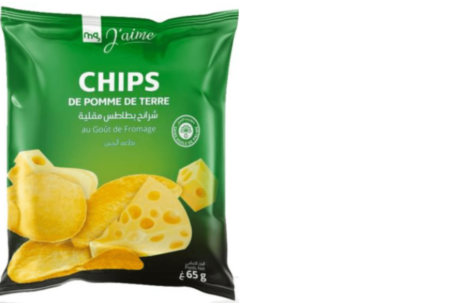 J'aime Chips Fromage 65g