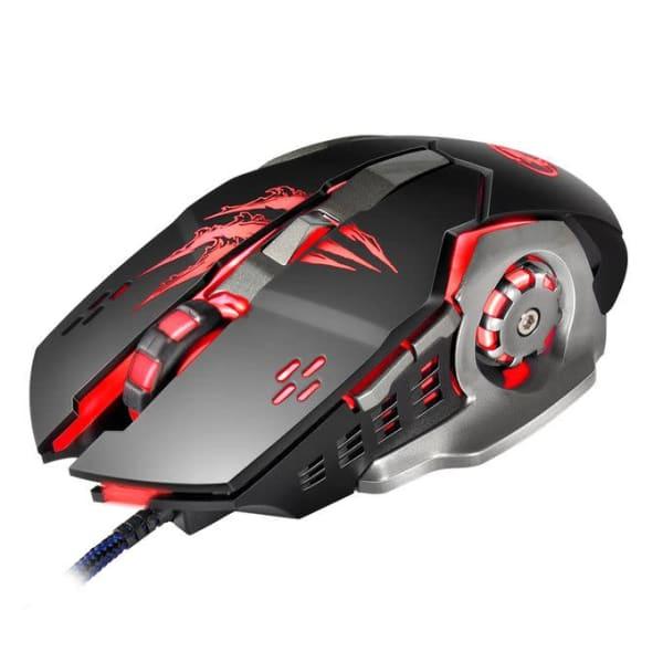 Apedra Imice A8 High Precision Gaming Mouse Led Four Color Controlled