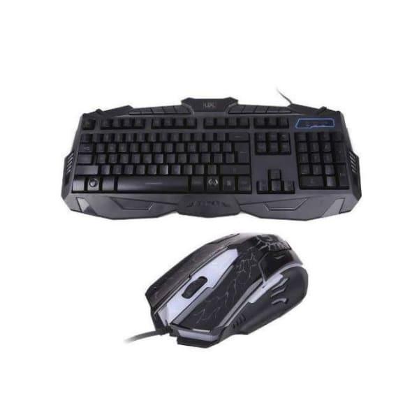 Dml Pack Clavier Souris de jeu Gaming Lumière Réglable Rétro-Eclairé L