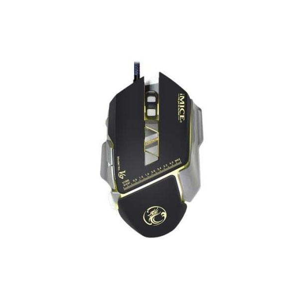 Imice V9 LED Optical Mouse Professional Gaming Chip-Black