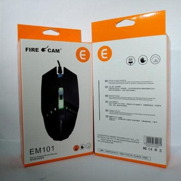 Firecam EM101 Wired RGB Gaming Mouse