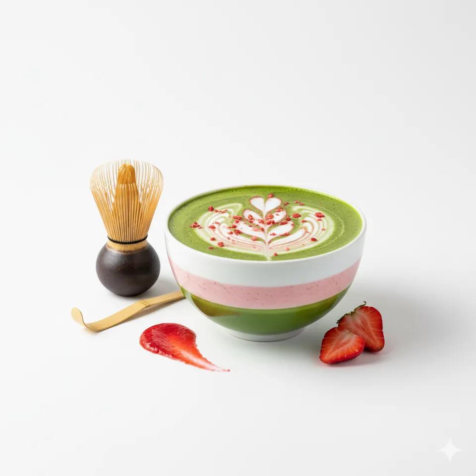 Matcha Latte Strawberry