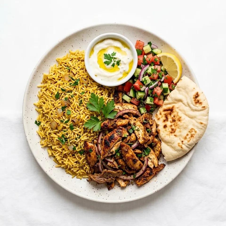 Shawarma Viande Avec Riz