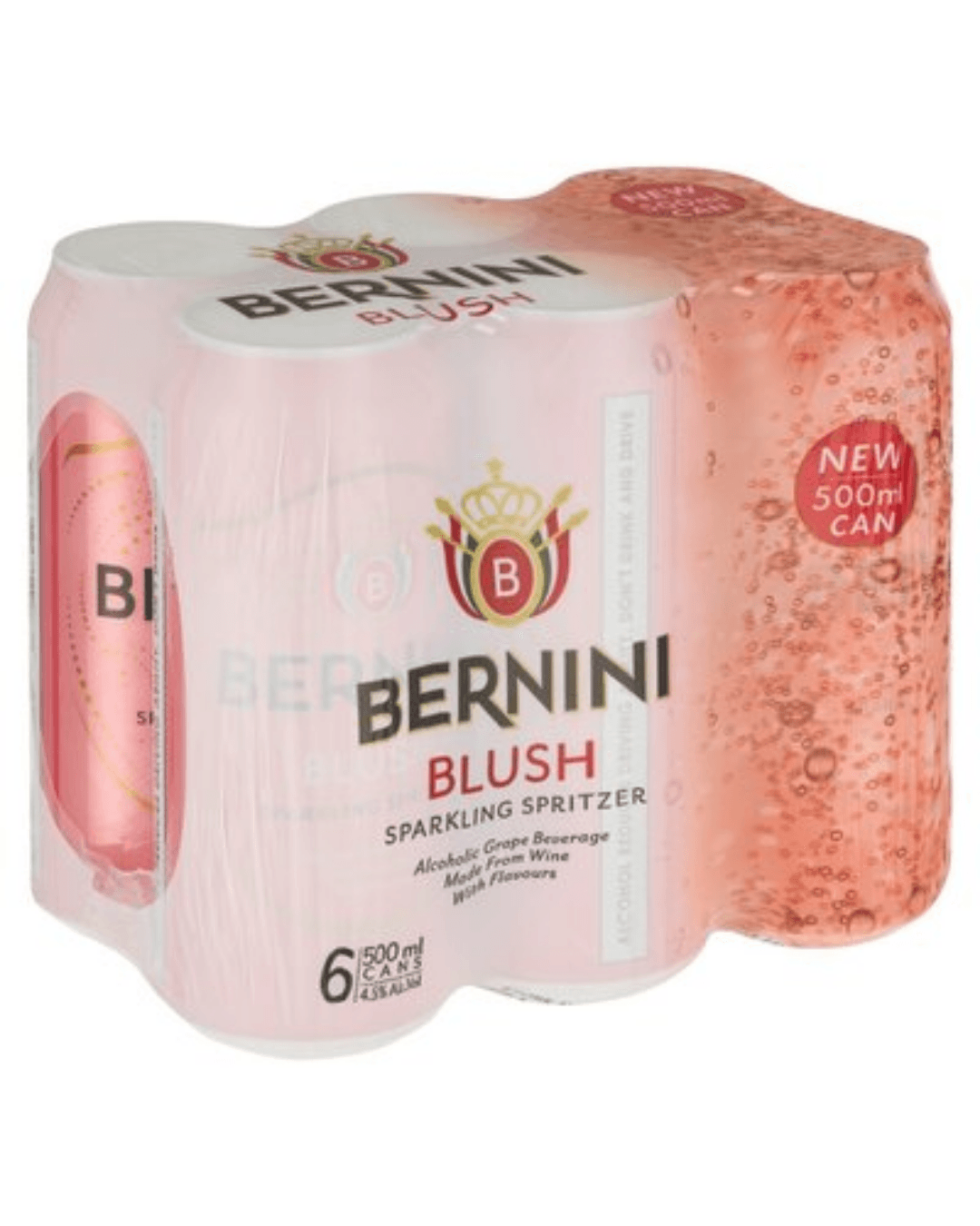 Bernini Blush Can 6 x 500ml