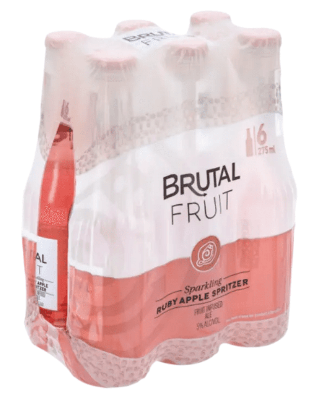 Brutal Fruit Ruby Apple Bottle 6 X 275ml