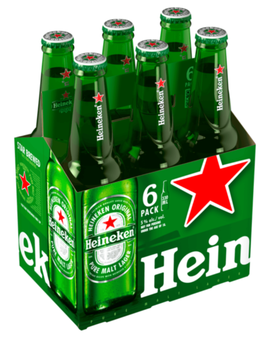 Heineken Premium Bottles 6 x 330ml