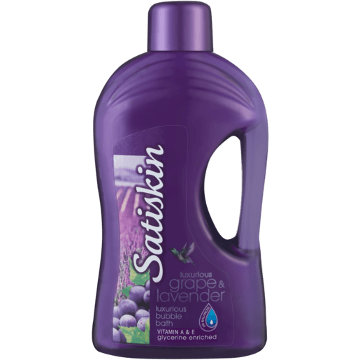 Satiskin Grape & Lavender Luxurious Bubble Bath 2L