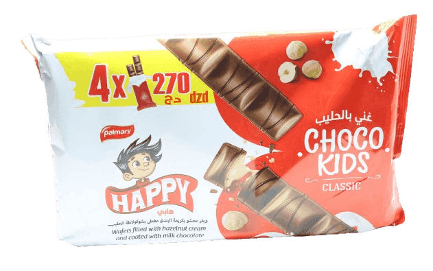 HAPPY Gaufrette 2 Barres Chocolat Family Pack