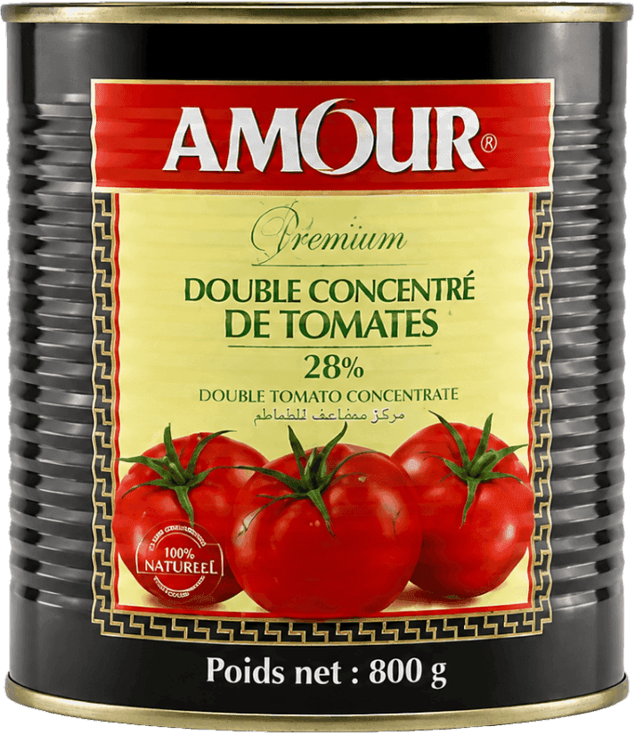 AMOUR tomate double concentrée 800g
