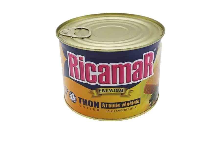 RICAMAR thon entier à l'huile végétale 1730g