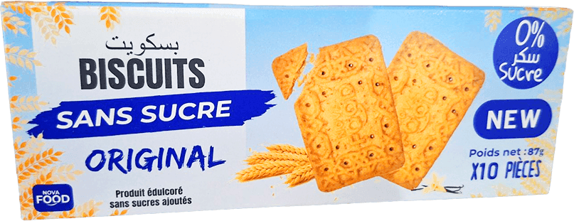 NOVA biscuits sans sucre 87g