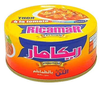 RICAMAR thon à la tomate entier 160g