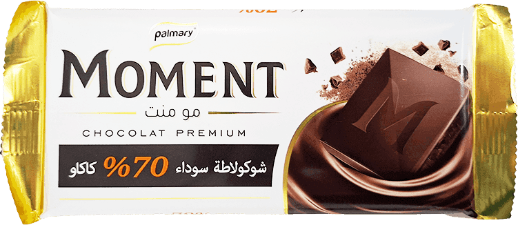 MOMENT tablette noir 100g