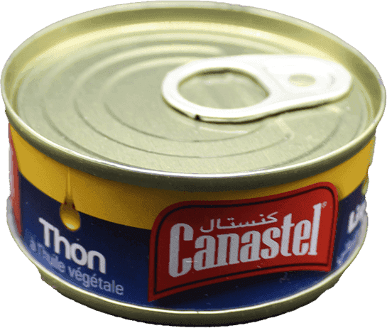 CANASTEL Thon Morceaux Huile 70 g