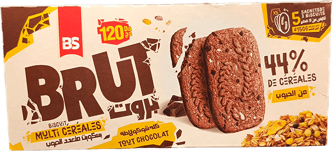 BRUT biscuit multiceréal choco 150g