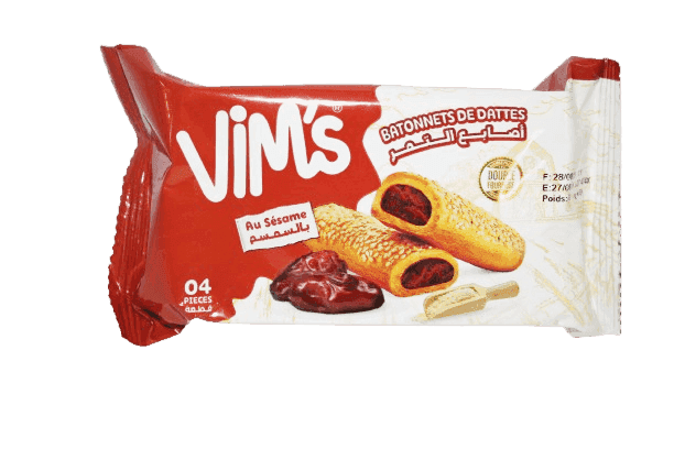 VIM'S biscuits bâtonnets salés Graines de sésame 70g