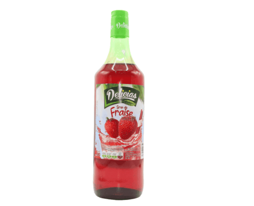 DELICIAS Sirop Fraise 1L