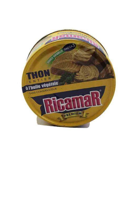RICAMAR Thon Entier a Huile 160g