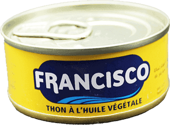 FRANCISCO thon morceaux à l'huile végétale 65g