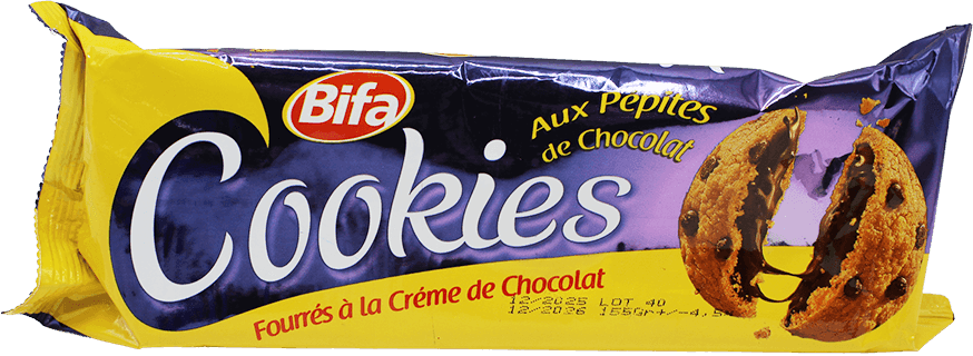 BIFA COOKIES PEPIT CHOCO 155G
