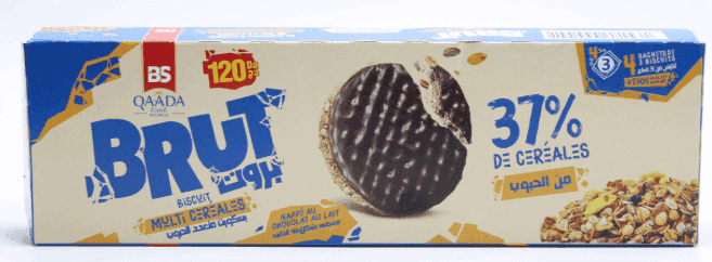 QAADA Biscuit Brut Choco- Lait 130g