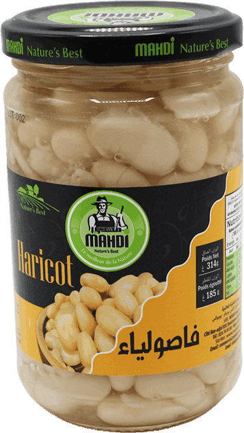MAHDI haricots blanc bocal 314g