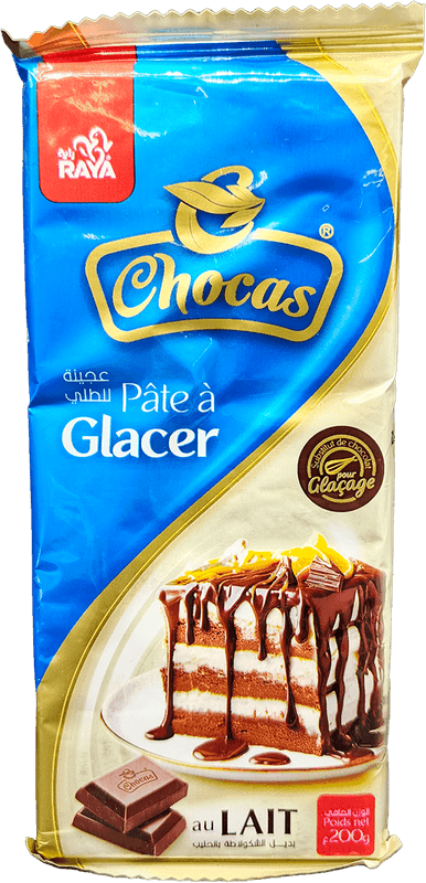 CHOCAS pate a glacer lait 200g