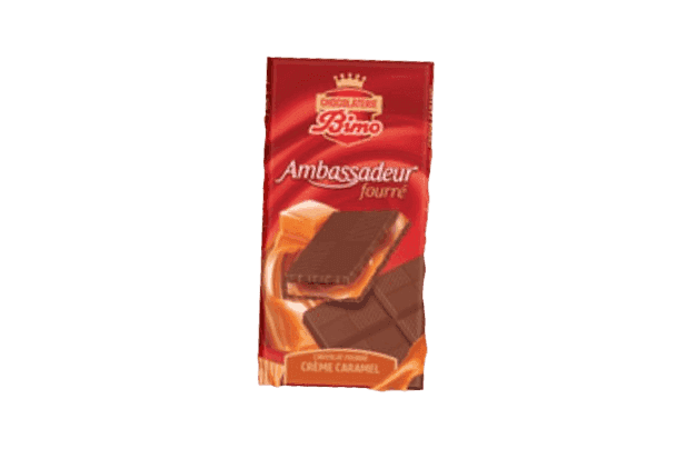 AMBASSADEUR Tablette Chocolat Caramel 90 g