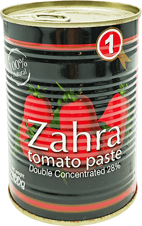ZAHRA tomate concentree 28% 400g