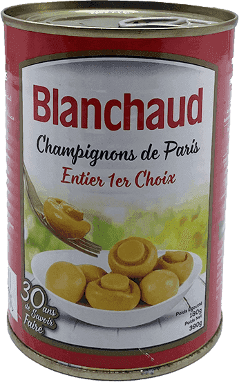 BLANCHAUD champignons de paris entiers 390g