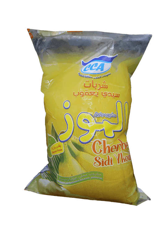 CCA cherbat banane sachet 1L