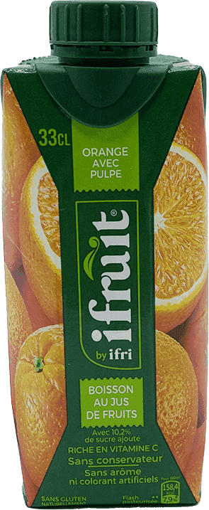 IFRUIT jus d’orange tetra 33cl