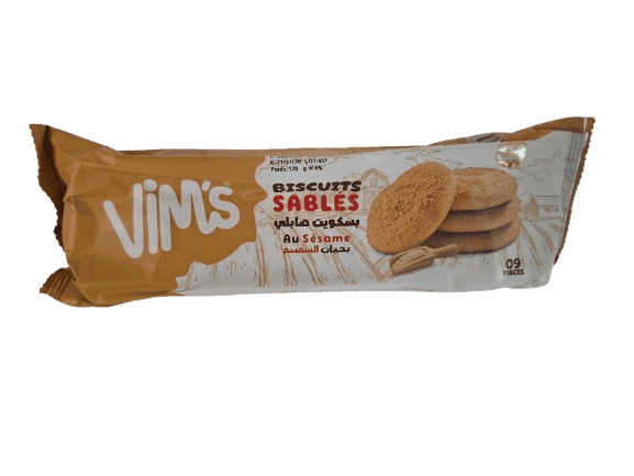 VIM'S biscuit salés au Sésame 120g